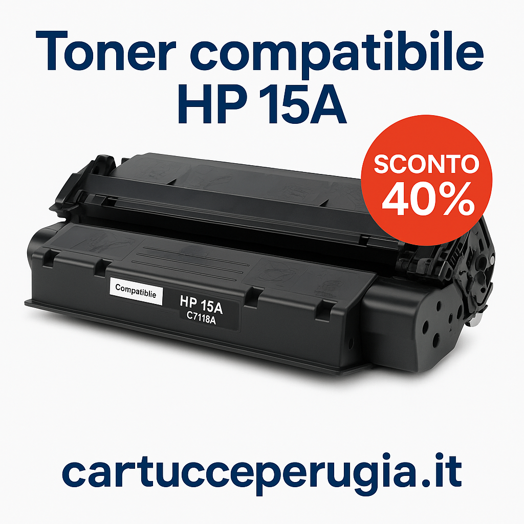 Toner compatibile HP 15A C7115A per LaserJet 1000 / 1200 / 1220