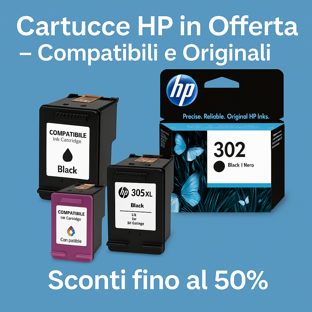 Cartucce HP in offerta - compatibili e originali
