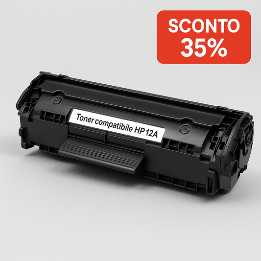 Toner compatibile HP 12A Q2612A per stampanti LaserJet 1010, 1012, 1015, 1018, 1020, 1022, 3015, 3020, 3050, 3052, 3055, M1319F, M1005