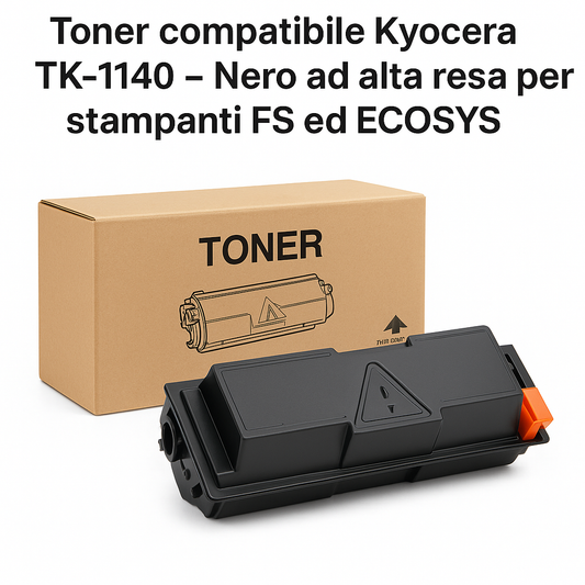 Toner compatibile Kyocera TK-1140 nero 7200 pagine