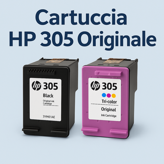 Cartuccia HP 305 originale nero e colore