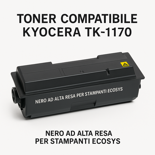 Toner compatibile Kyocera TK-1170 nero ad alta resa 7200 pagine