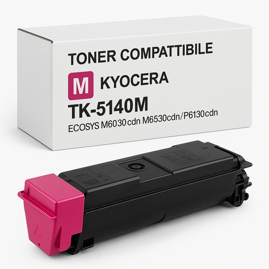 Toner compatibile Magenta Kyocera TK-5140M per stampante ECOSYS